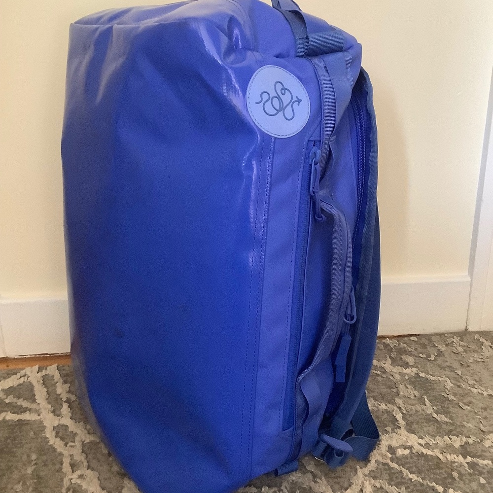 SOLD Baboon to the Moon Go Bag Mini Primary Blue